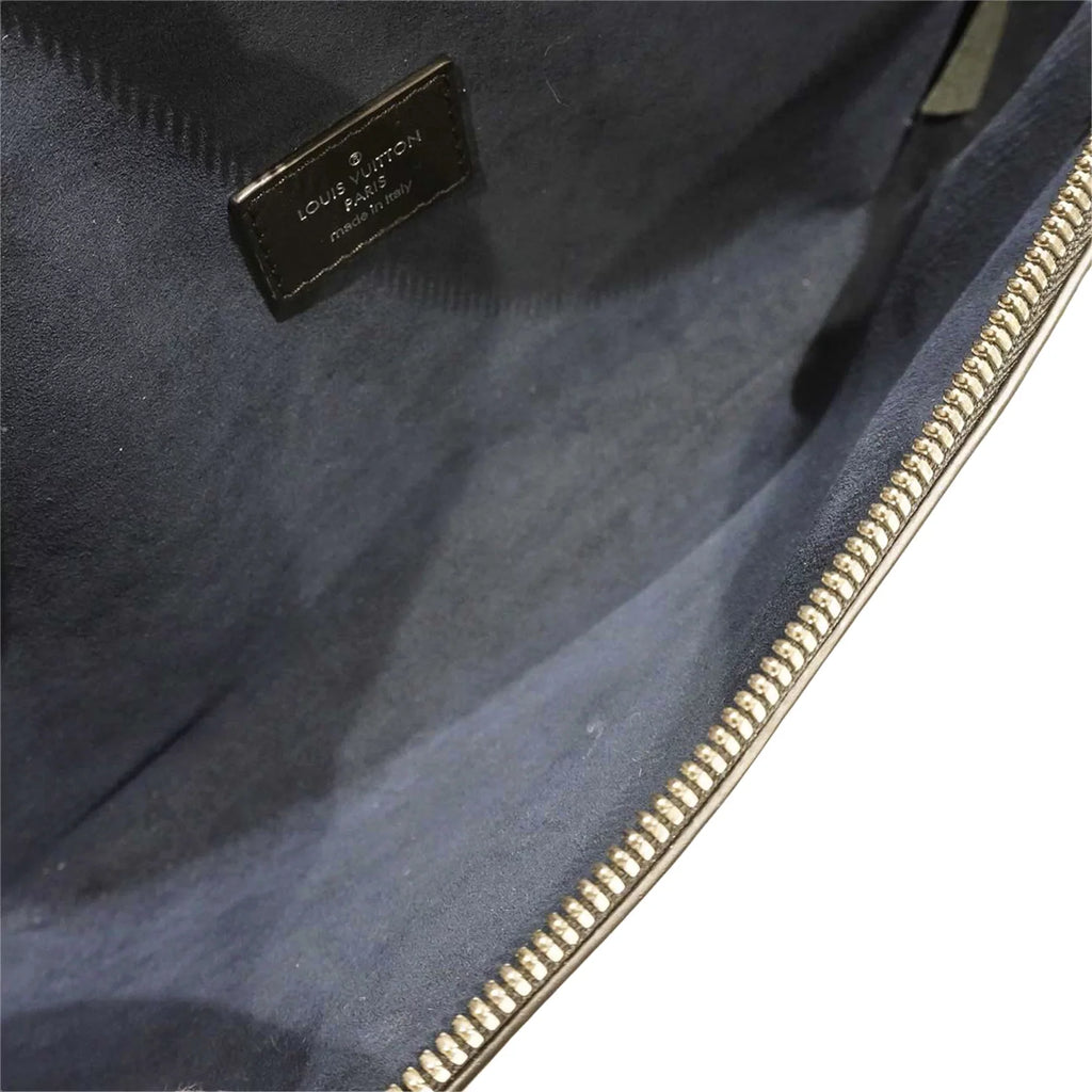 Louis Black Vuitton Initials Authenticated Belt Bag Epi Pre-Owned Leather Unisex (Good)