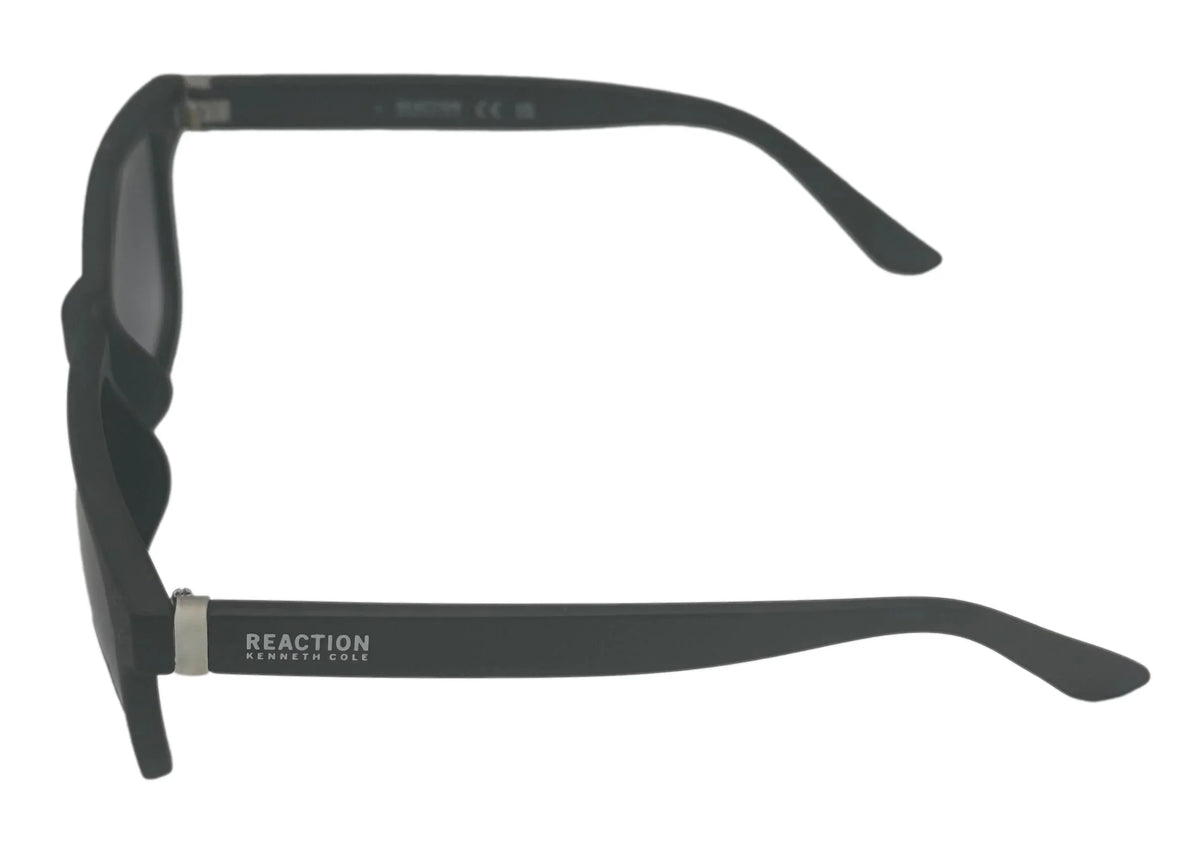 Cole 2B Reaction Black Rectangle Kenneth Matte KC1401 Sunglass Mens