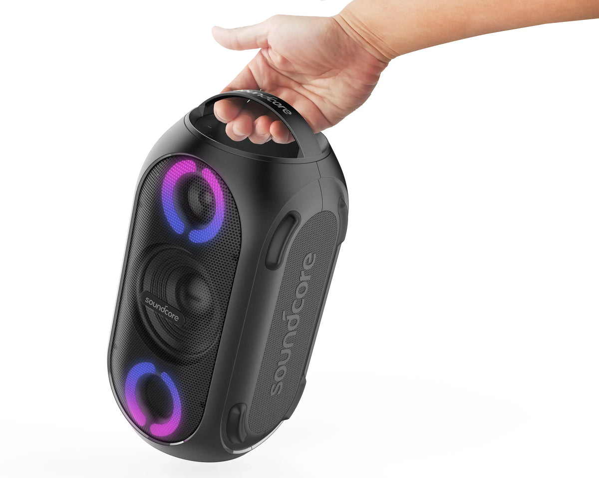 | | Rave by Anker- PartyCast | Playtime Soundcore A3390Z12 18-Hour | IPX7 Black Portable Waterproof | 80W Speaker