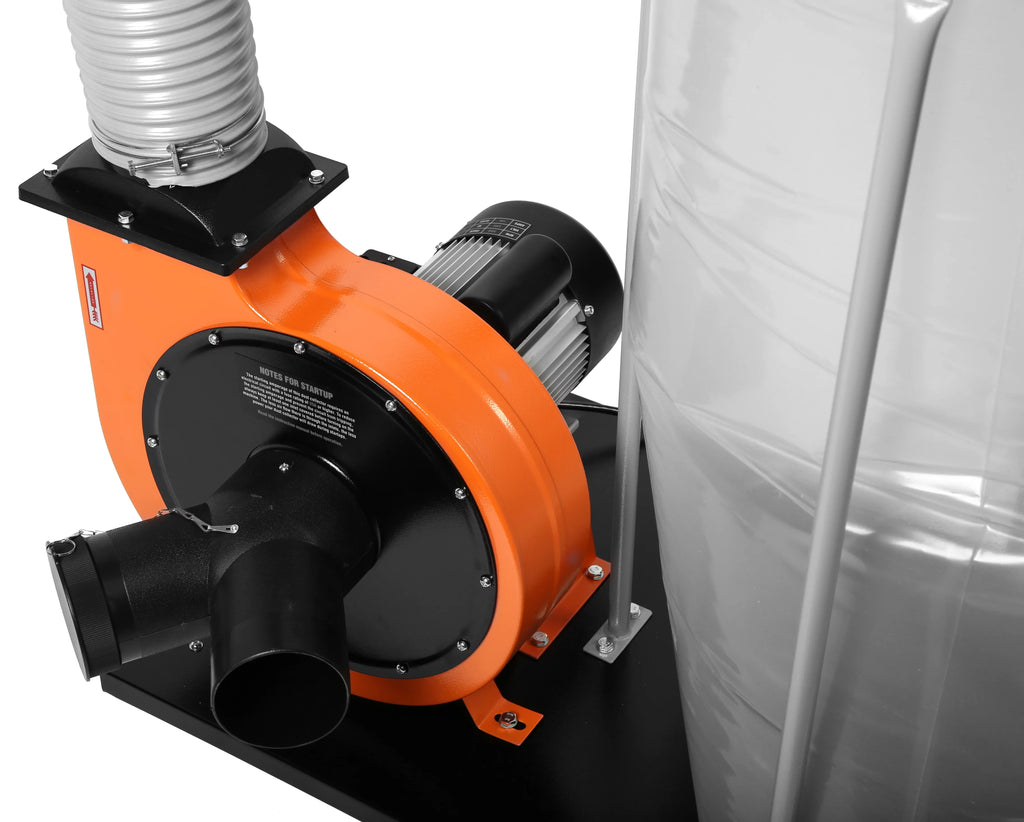 WEN Collector CFM Base 14-Amp Bag and Woodworking with 5-Micron 1,300 Dust 50-Gallon Mobile Collection