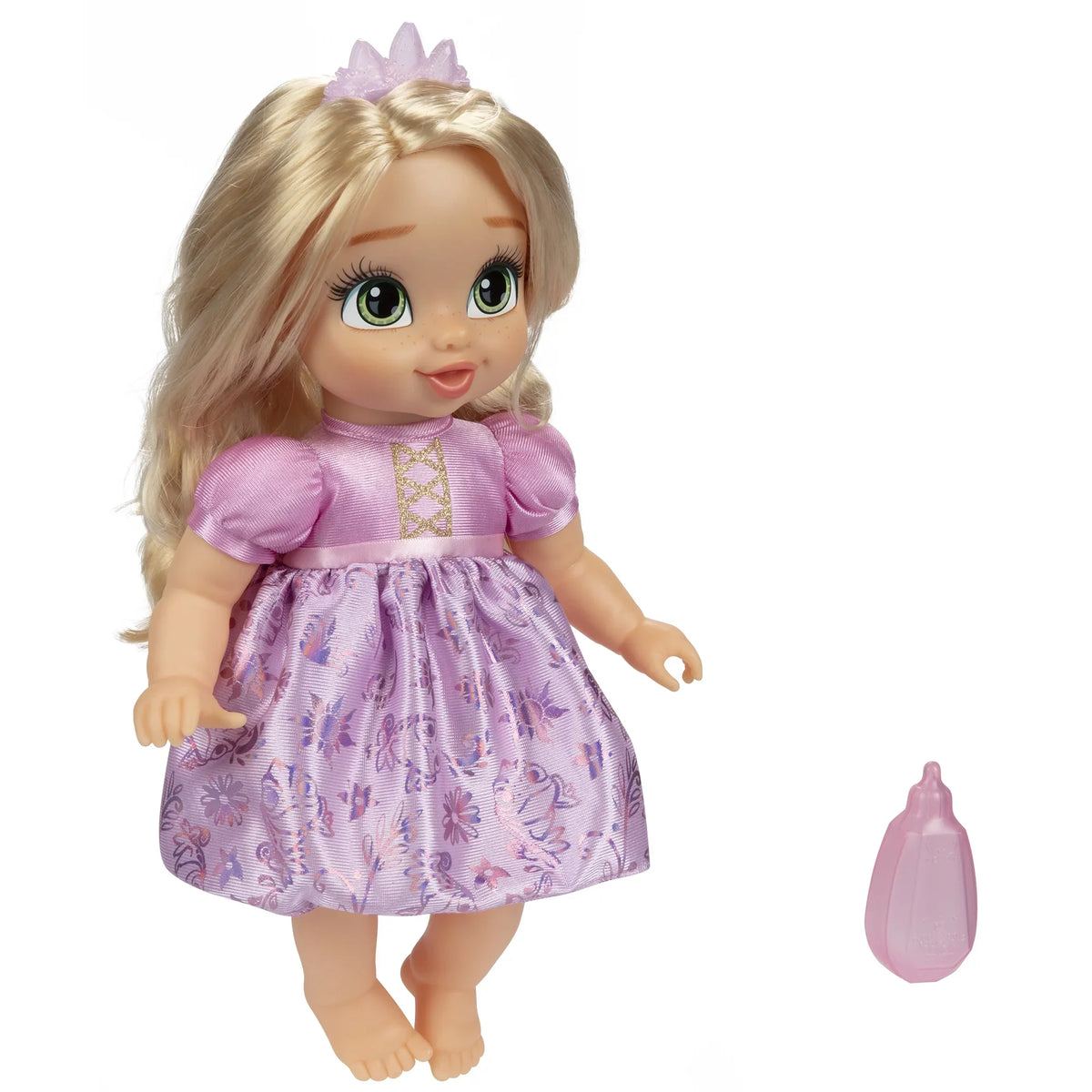 inch Disney 8 and Doll Bottle Rapunzel Baby Children Ages Tiara 2+ Deluxe Princess Includes for