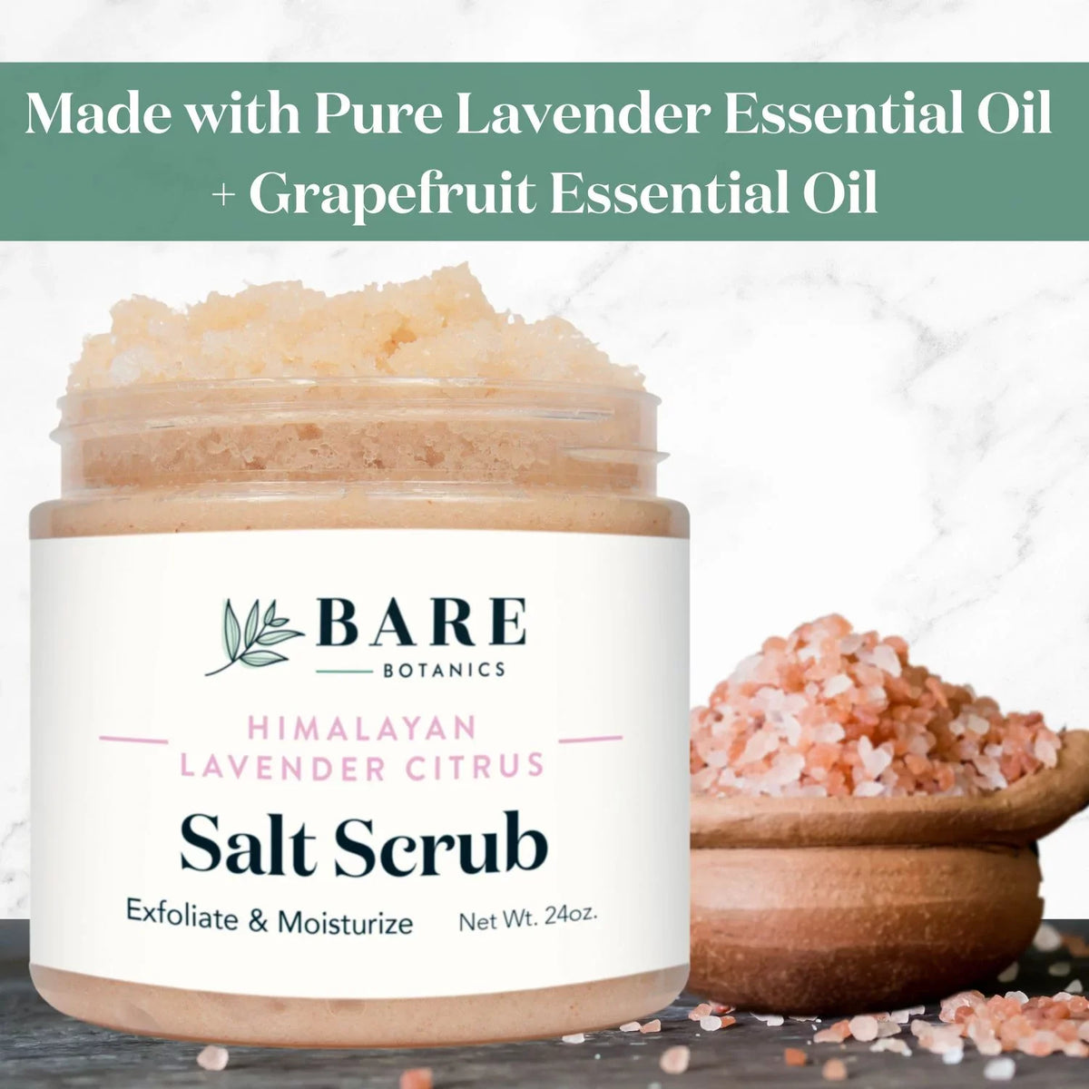 Scrub Scrub Bare 24 Lavender Salt Himalayan Body Botanics oz Citrus