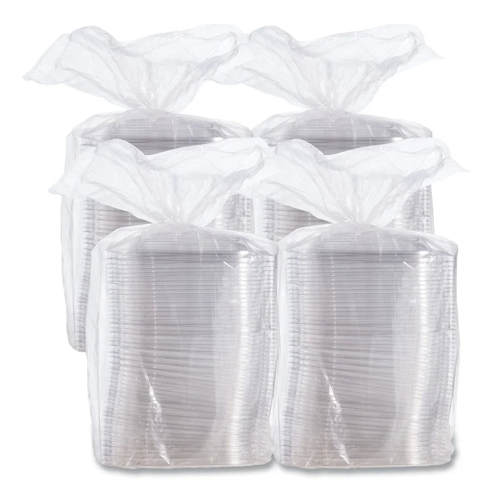 Dart Bags/Carton x Pro Bowls, oz 4 Plastic, Lids 24-32 Square Clear, 8.5 0.5, Clear 63/Bag, for PresentaBowls x 8.5