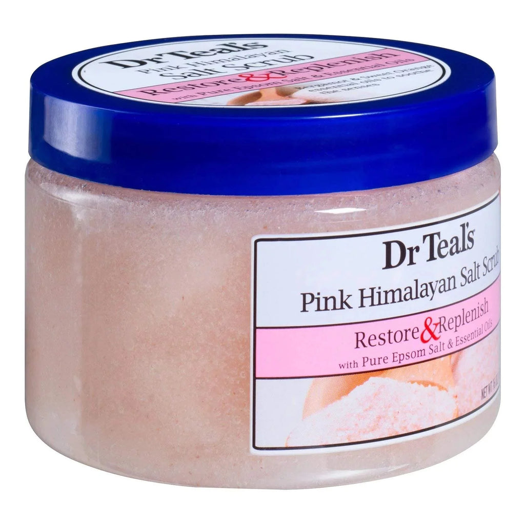 Scrub Salt Teal,S Epsom Body 2-Pack, Pink Himalayan Dr
