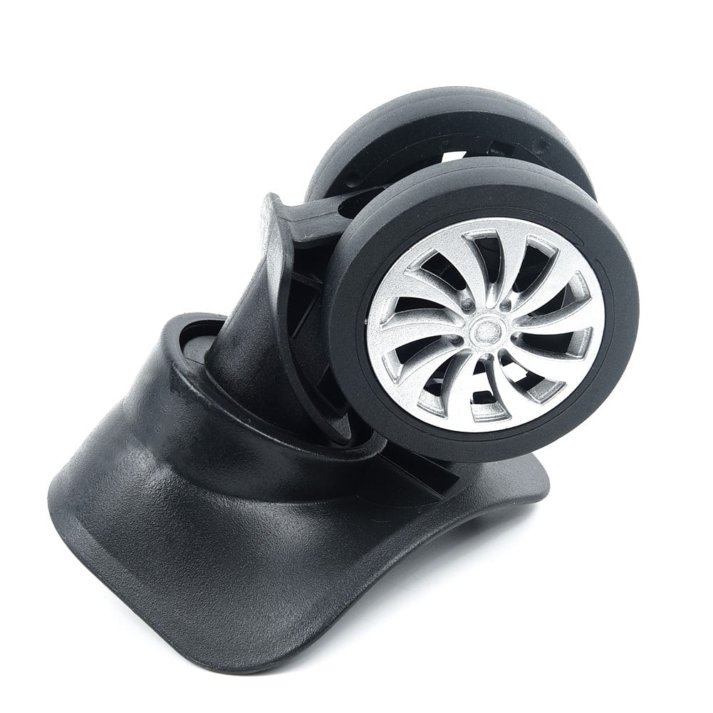 Suitcase Universal Yuri Wheels Luggage Wheel 4 Replacement Swivel Black Set