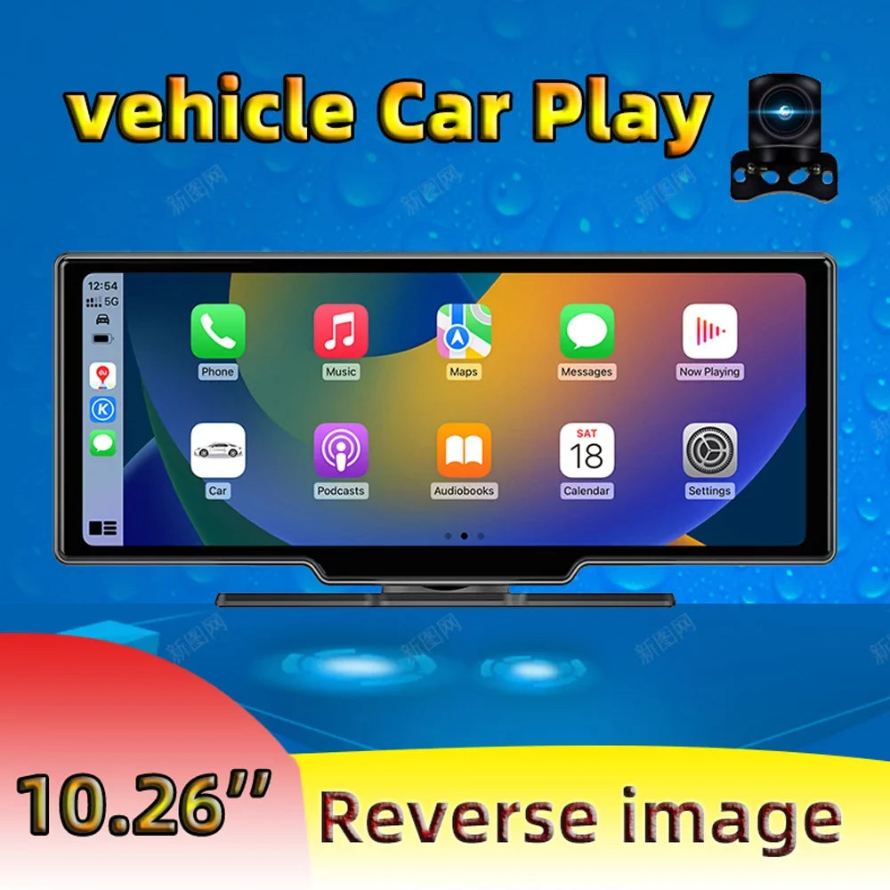 Front and Multi Car Dual ammoon Rear AUX Car Recorder Mobilephone Cameras, language Video Control Console, BT