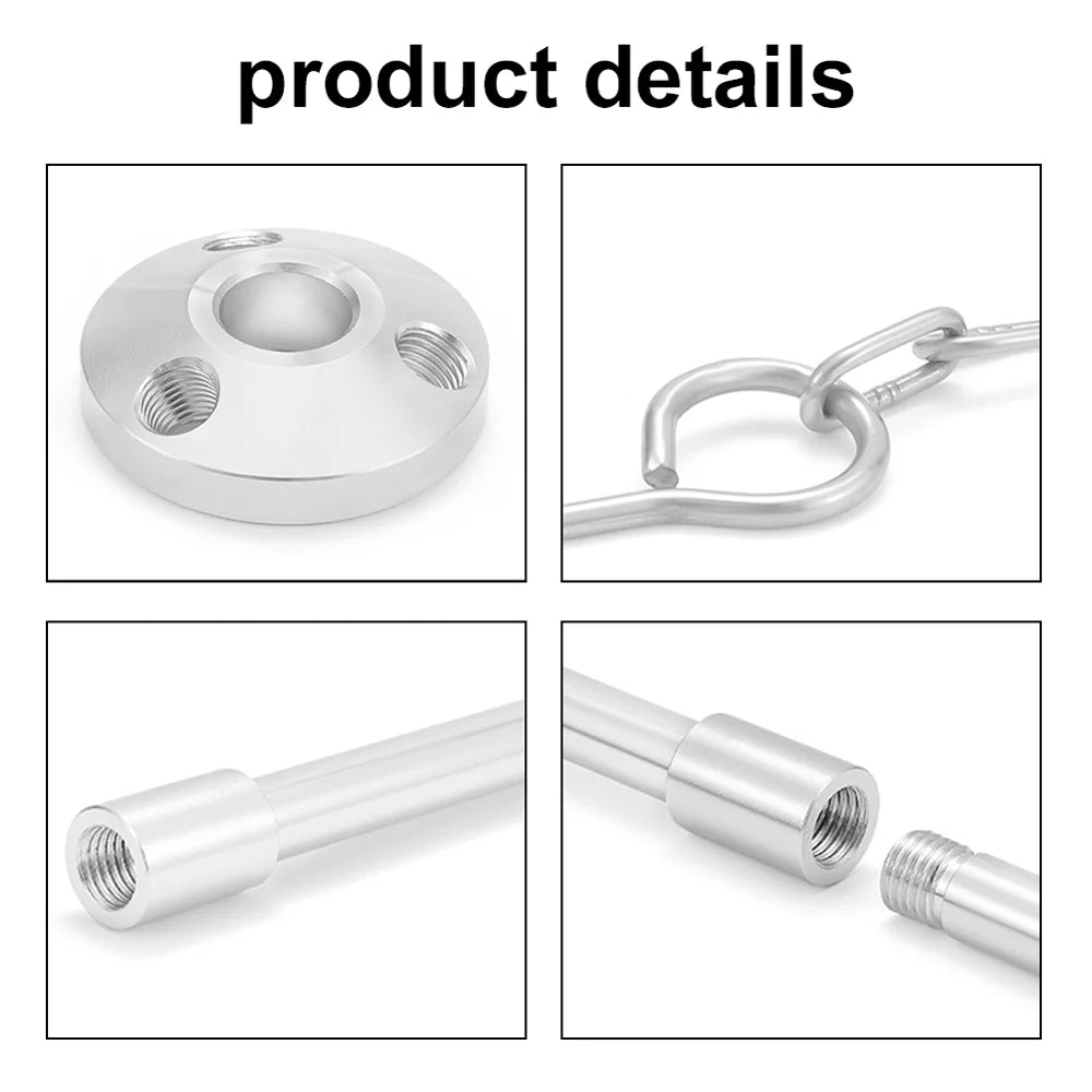 Pot Bracket Detachable Aluminum Stand Bonfire Portable Campfire Folding Alloy Arealer Camping BBQ Rack Hung Tripod Picnic for