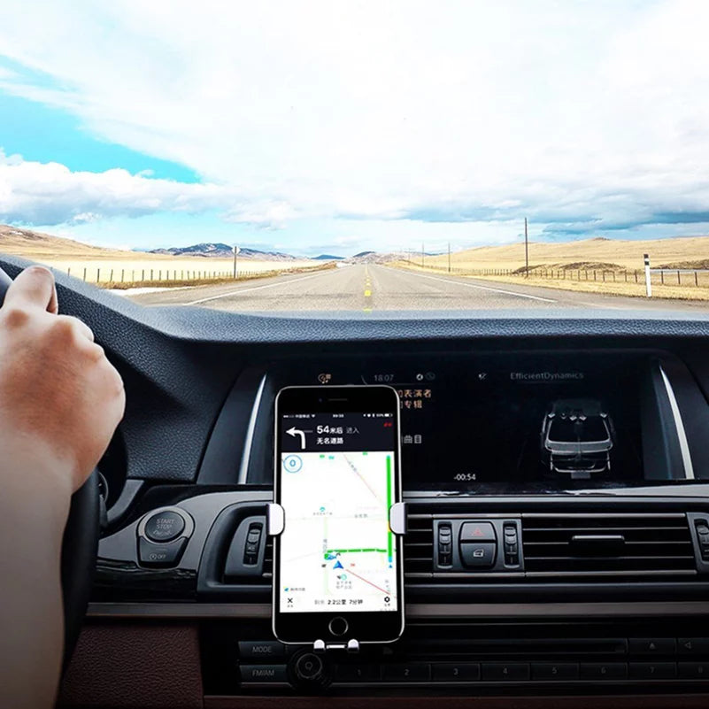 Q1R Model Auto Smart3 3 Vent Jitterbug Lively Air Holder Dock Mount Jitterbug Gravity for Lock With Cradle Compatible Smart Phone - Car