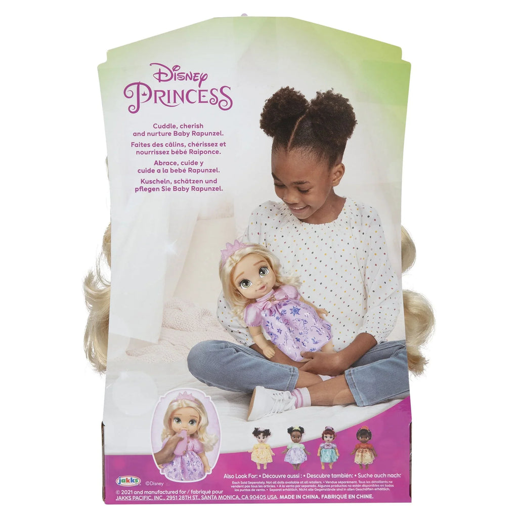 inch Disney 8 and Doll Bottle Rapunzel Baby Children Ages Tiara 2+ Deluxe Princess Includes for