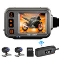 Recording ,120° 32G Motorcycle Dash Waterproof OWSOO Dual Vision storage Angle,Parking Wide Body Motorbike After 1080p Full , With card Cam,WiFi Timed Flameout Camera Night