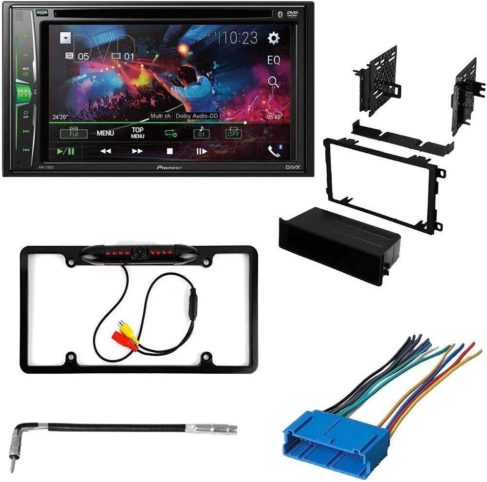 Car Buick for with Camera/Installation Receiver WVGA Bluetooth/Backup Digital W/ Touchscreen DVD/CD AM/FM 1996-1999 Riviera DIN Kit/in-Dash Bundle KIT4830 Double Media Pioneer 6.2" Stereo