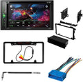 Car Buick for with Camera/Installation Receiver WVGA Bluetooth/Backup Digital W/ Touchscreen DVD/CD AM/FM 1996-1999 Riviera DIN Kit/in-Dash Bundle KIT4830 Double Media Pioneer 6.2" Stereo