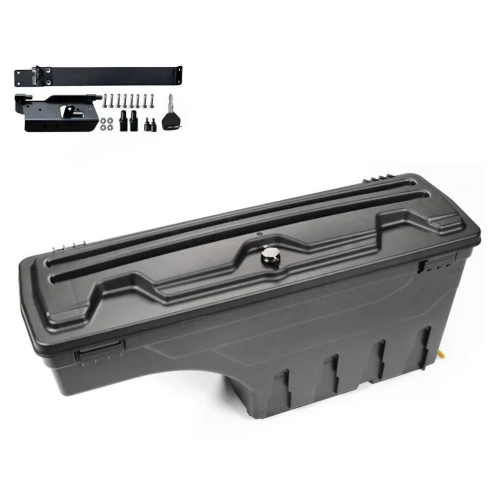 SIDE BOX Teledu STORAGE 3500 FOR TRUCK 1500 2500 DODGE RAM 2002-2018 BED FIT TOOLBOX