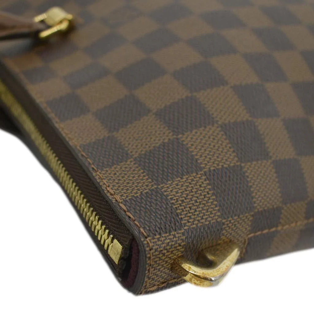 Ebene Bag Pre-owned LOUIS Tote Damier VUITTON Brown Belmont