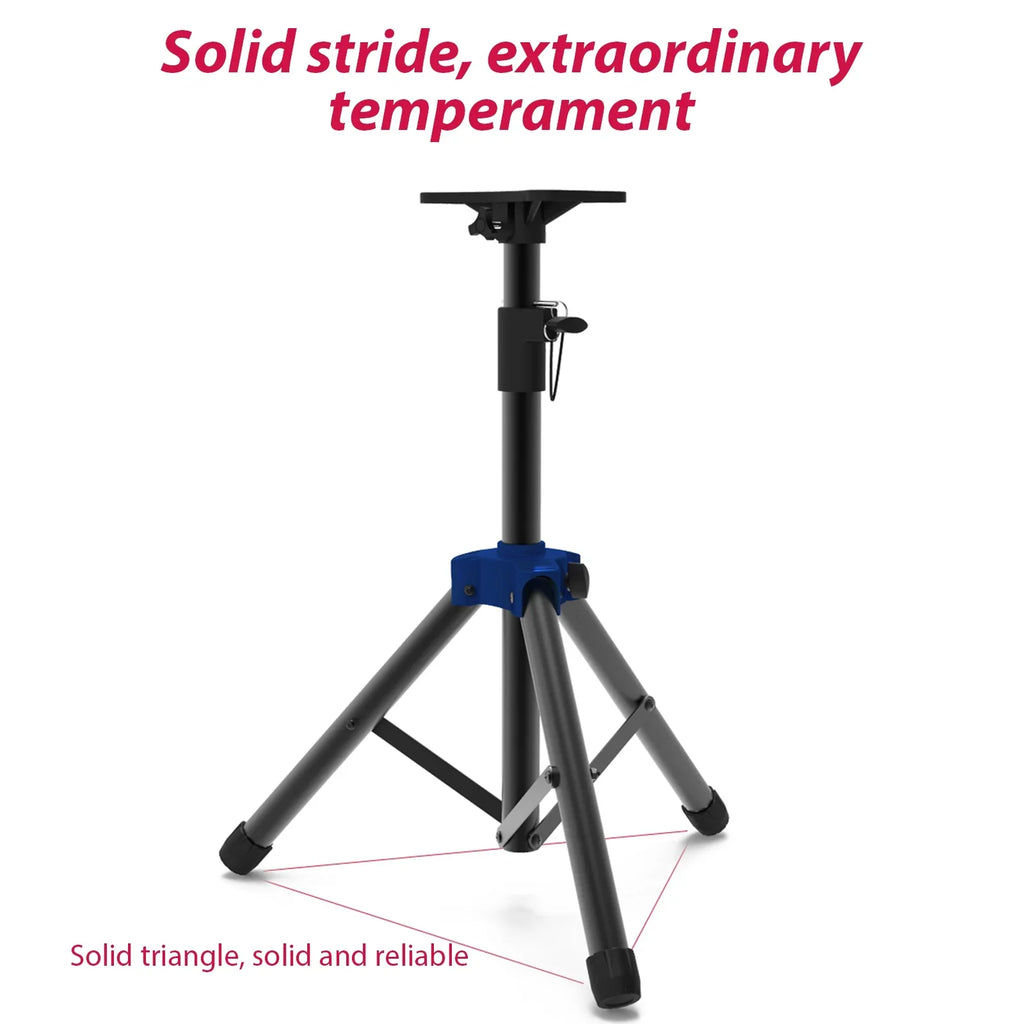 Stand with point Carevas Bracket, Telescoping Three Duty Height, Speaker Triangle Speakers for Heavy Studio Base