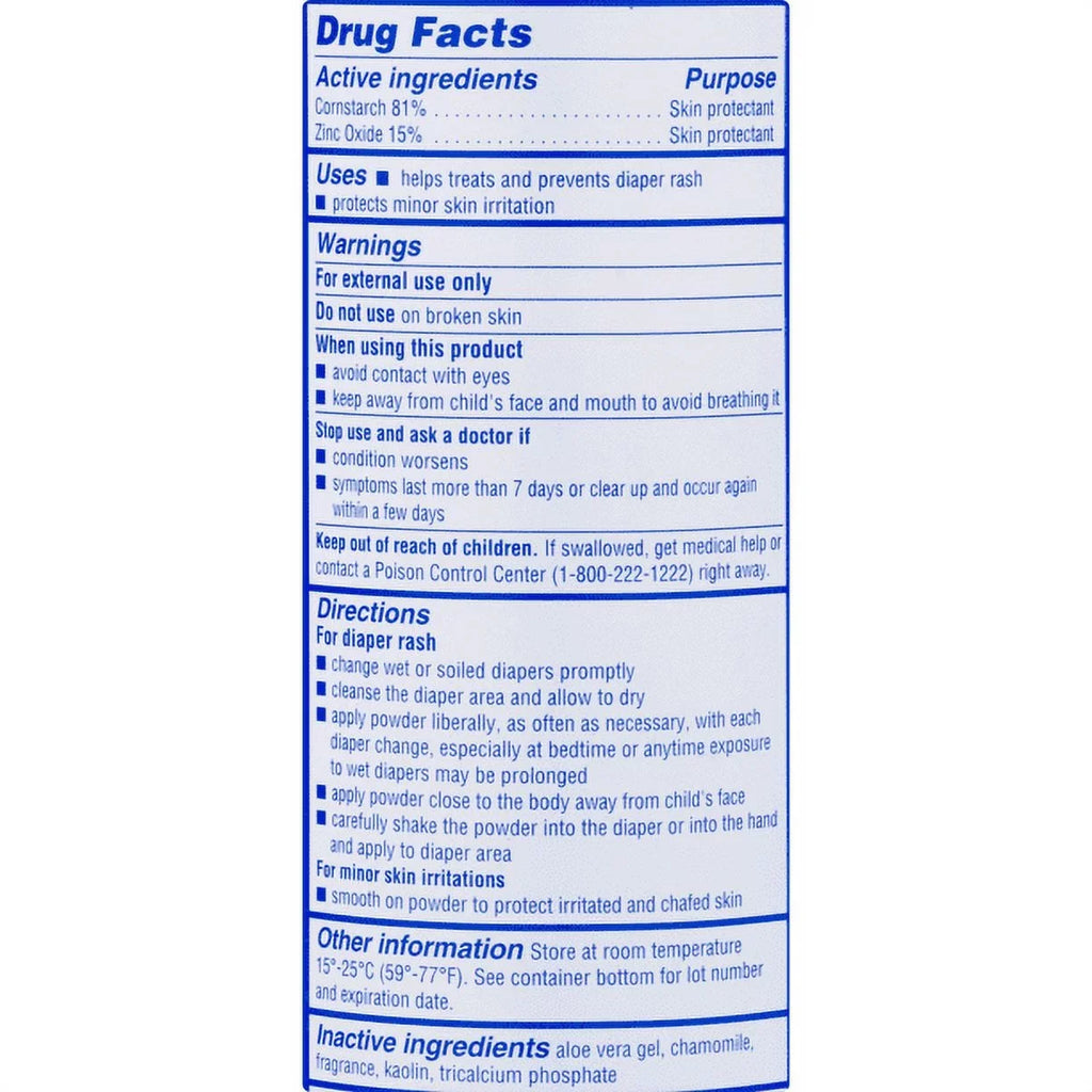 oz Cornstarch Caldesene Baby Powder With Pack Each 5 Zinc Oxide 3