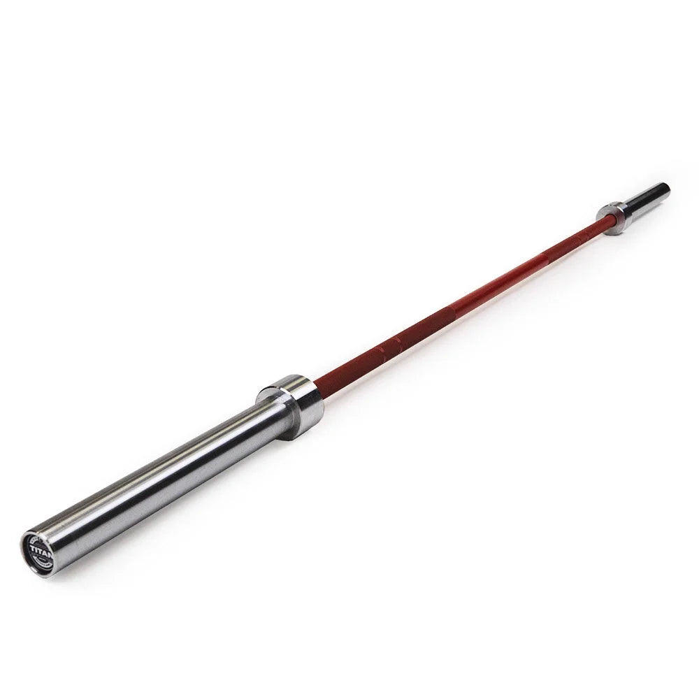Lifting KG Multipurpose 20 LB, Barbell Olympic Fitness TITAN 28.5MM Power Red and 1,500 Barbell, Made Bar, USA Weightlifting Titan Cerakote Rated Series