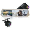 Waterproof Pyle Display Vehicle Vision, Backup Monitor PLCM4567 Camera Dash 1080p Night & Cam, Cam with HD System - Dual 4.3’’ DVR - Touchscreen