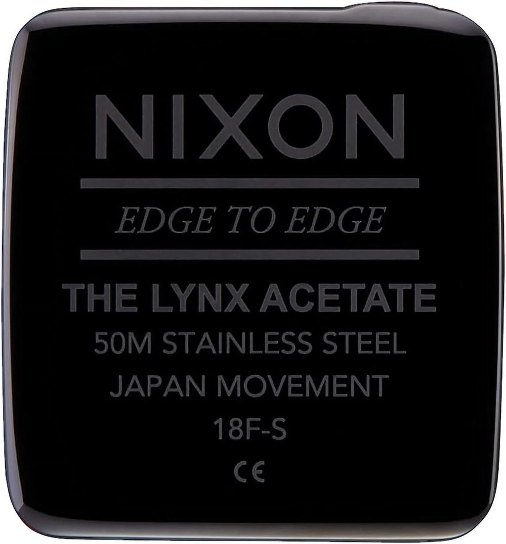 Watch Acetate Nixon A1259-2336-00 Lynx Dial Ladies Quartz Black