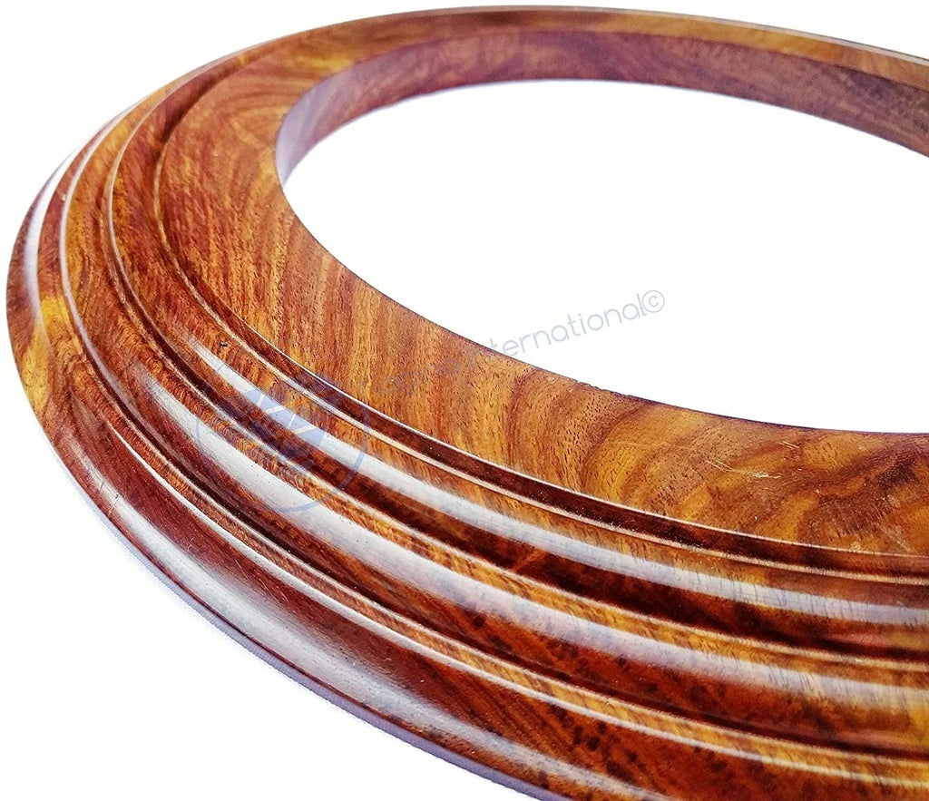 Solid Base Frame (24 Handcrafted Nagina Hardwood Inches) Wooden Polished | International