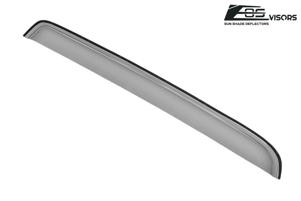 Fits Online Extreme Vents 2014-2018 TINTED ALL | EOS Style Side SMOKE Chevrolet Guards Silverado Models Cab Window Deflectors Store IN-CHANNEL 1500 Rain Visors Crew