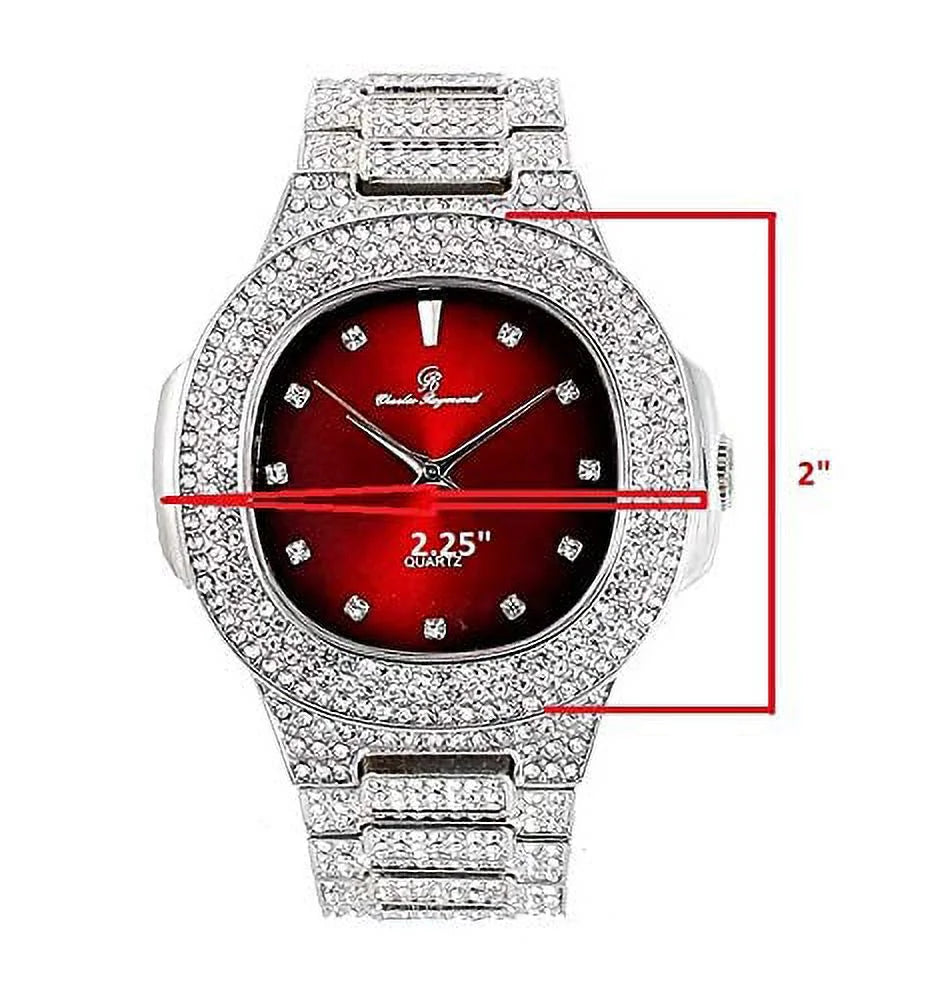 Red) Bling'ed Flaunt Watch The Blood and Hop for His&Hers King Floor Power Hip Perfect Set On Couples - Dance Off and (SLV Out Queen to ST10325/ST10364