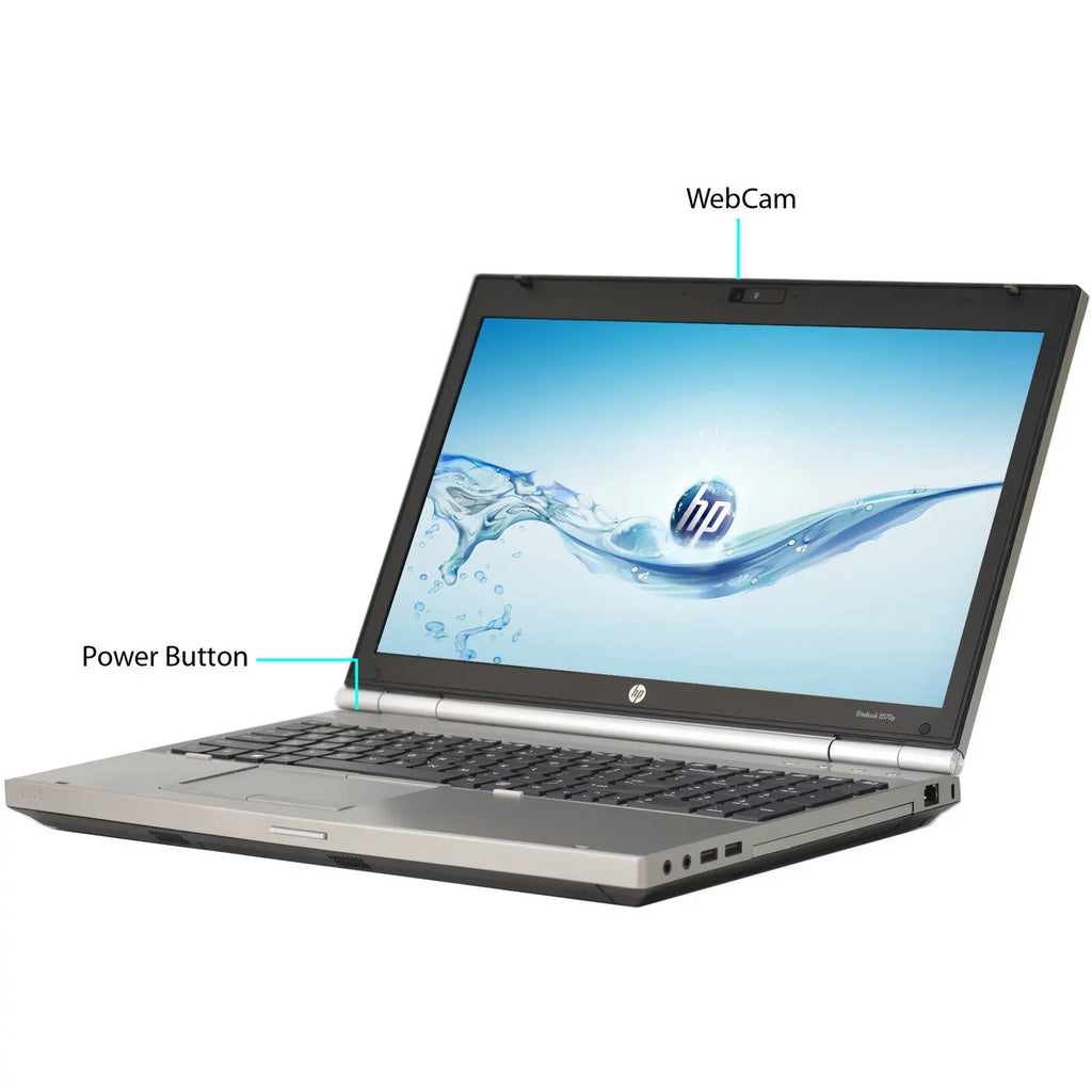 Memory, i7-3720QM Used Intel 15.6" 8570P Pro PC 8GB and Drive EliteBook 10 750GB Laptop with Windows Core HP Hard Processor,