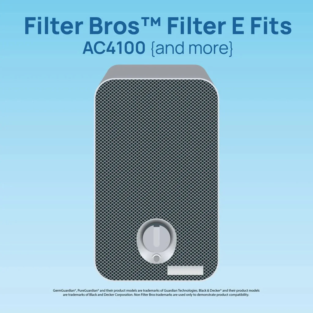 AC4175 E Replacement FLT4100 Filter Bros Fits AC4100 GermGuardian HEPA Filter
