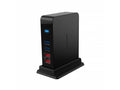12V/4A Charging Power with [Black] HUB USB 2 3.0 Port 7 (HB-U930) + SABRENT Ports Adapter