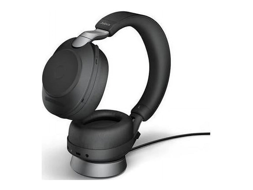 UC for Bluetooth - Life, Cancelling Calls Wireless of Music, Black Advanced 85 Headphones Battery Stereo, and Noise Wireless Headset Jabra Headphones 37 Hours Link380a, Evolve2 with