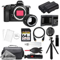 64GB Nikon Accessory Mirrorless II (Body) Tripod- Digital Camera Adapter+ + Battery+ Z5 Kit Mount w/ Extra FTZ