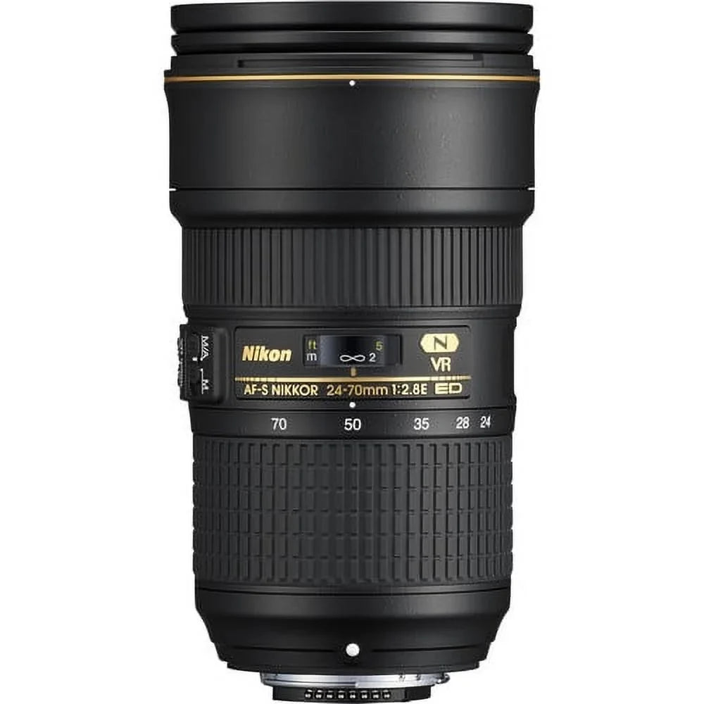 Bundle AF-S Nikon ED Lens 20052 VR f/2.8E - 24-70mm Accessory 7PC NIKKOR