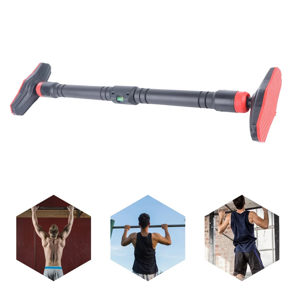 Doorway Horizontal Bar Heavy Black Pull Chin Bar Duty Up Bar, Adjustable Up