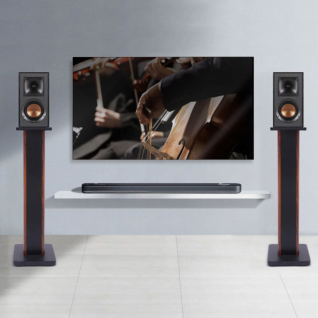 Speaker 2x28" Multimedia Monitor Theater Home Speaker Stand Studio Holder Stands
