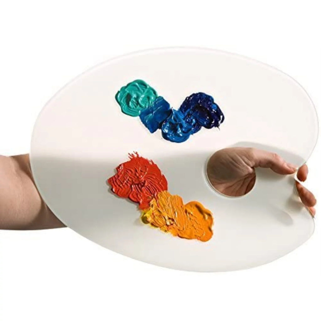 14", Amaco Oval - Palette 11" Glass x