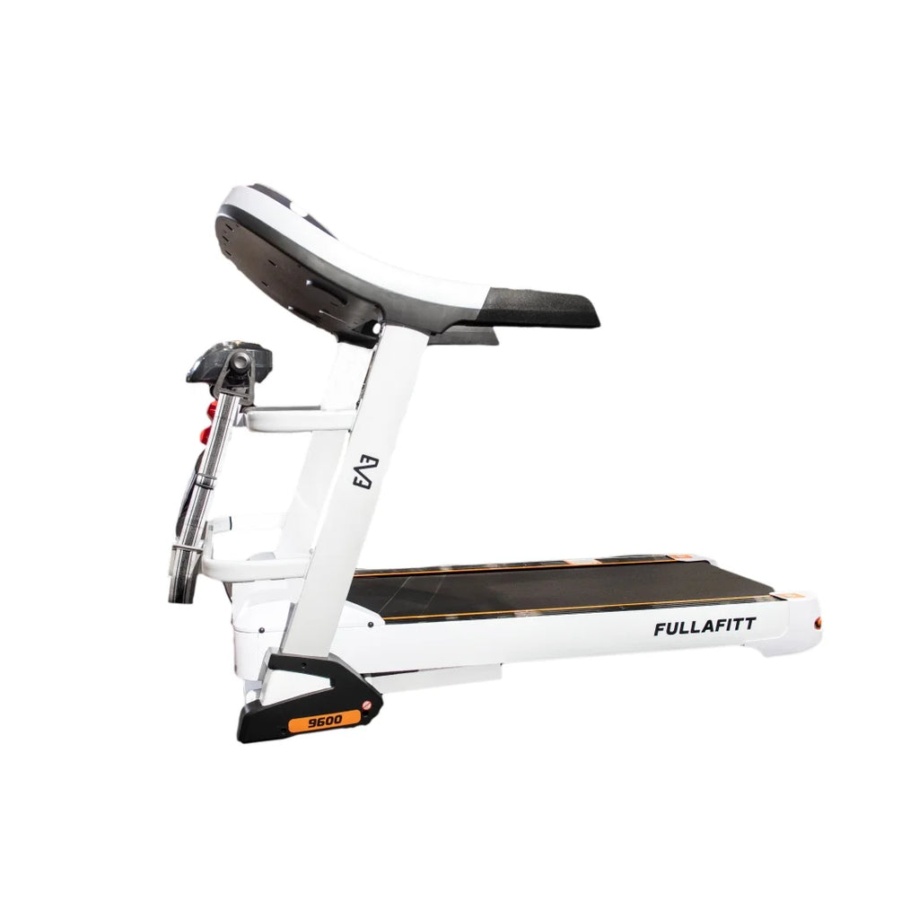 Preset Wide Board Monitor, by Folding 4.5HP, Grip, Speakers, Belt, Running LED Pulse Best Pressure Massage Programs, Bluetooth, FULLAFITT, Treadmill Free World