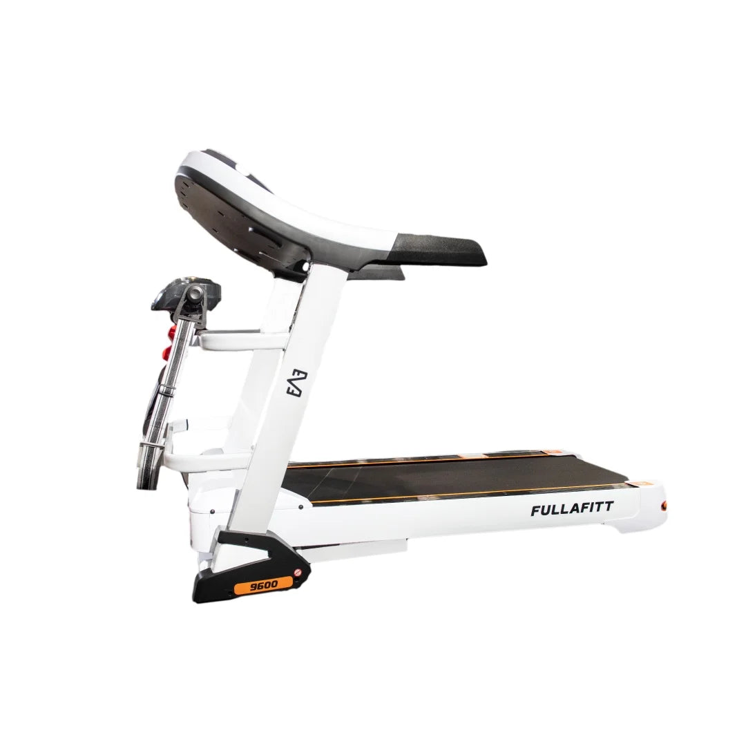 Preset Wide Board Monitor, by Folding 4.5HP, Grip, Speakers, Belt, Running LED Pulse Best Pressure Massage Programs, Bluetooth, FULLAFITT, Treadmill Free World