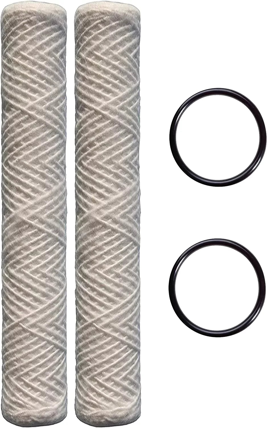 CFS124-C20 Any HDX Universal 101-230, | Filter with PD-5-20, x (6) 20" for Unit CFS Compatible Water 20 Watts inch Wound Replacement RO P5-20, 2.5" AP110-2C, SF10-20 | String Sediment SWC-25-2010,