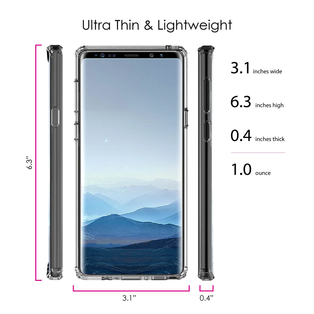 Hybrid for Screen - Shockproof Tempered Bumper, Note DistinctInk 9:29 Back, TPU - Case Faith, Will Because Acrylic - Samsung Your Happen It Clear Matthew of Galaxy Glass Protector 9