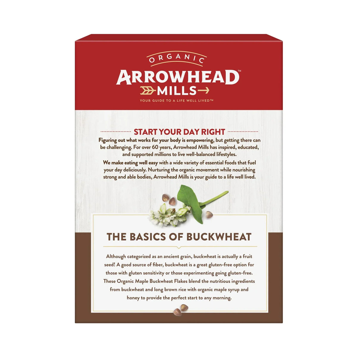 Organic Buckwheat Mills Gluten-Free - oz Maple Arrowhead Flakes 10