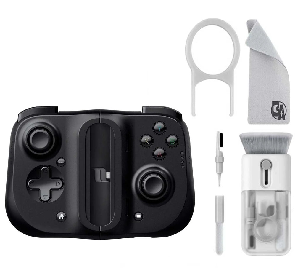 Axtion Electric Used Bolt for - - iOS Bundle Kishi kit - Black Cleaning Controller Gaming With Razer