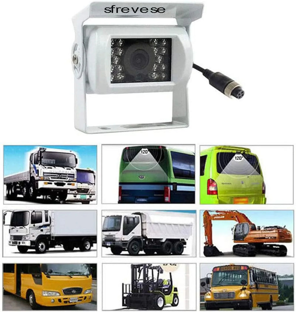 Camera Parking Vision Vehicle Truck Backup Night 4Pin Pickup Vehicle Bus Motorhome Rear Lorry for View Car Reversing