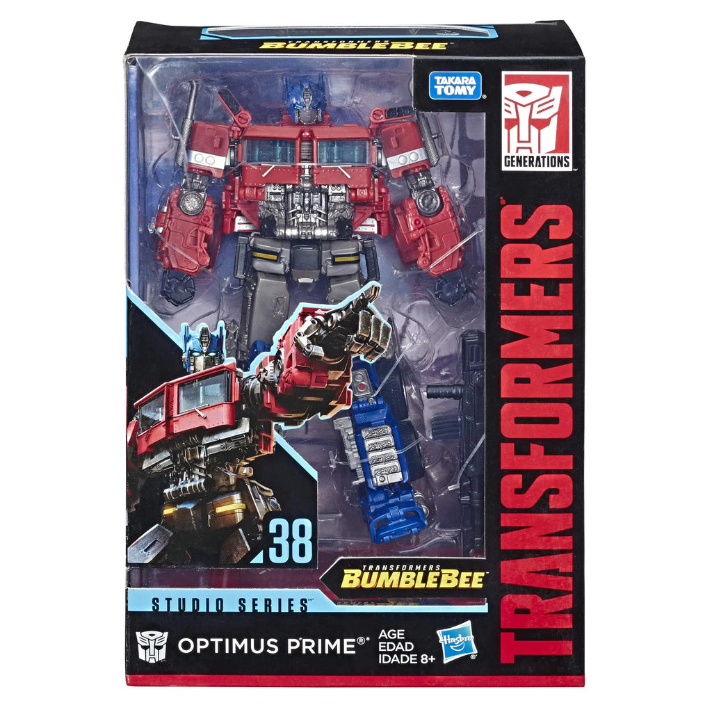 Action Class - Transformers 8 Series Optimus 38 and Movie Voyager Ages Toys Studio Up, Bumblebee Figure Prime 6.5-inch