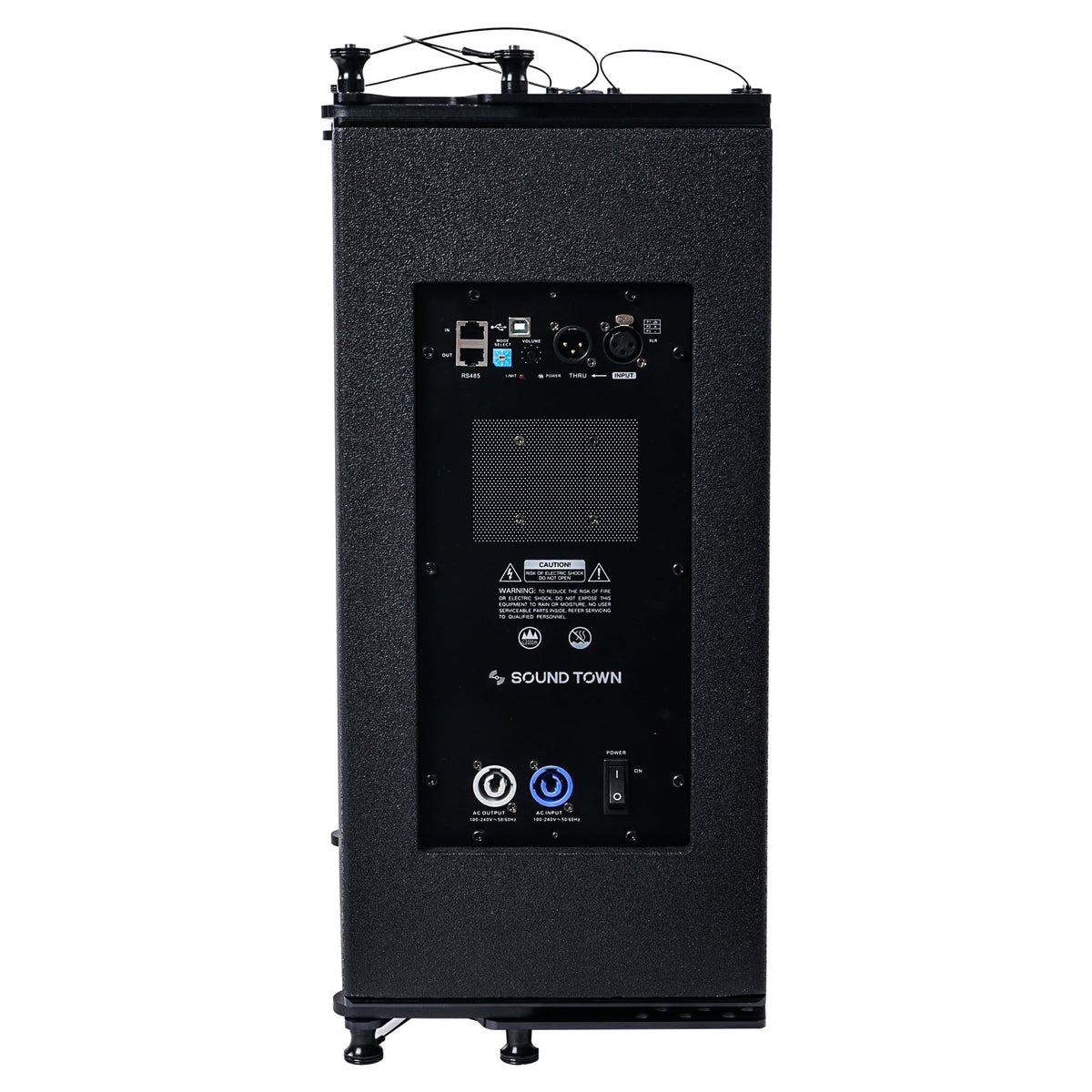 Clubs, Line 1 ZETHUS and Restaurants, X 10-inch Speaker Series for Stages, Array Four Black Line System Sound Powered Town Array Churches Compact with Bars, Schools Speakers,