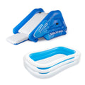 Blue with Center Play Swim Kool & x 8.5' Center, 5.75' White Intex Splash