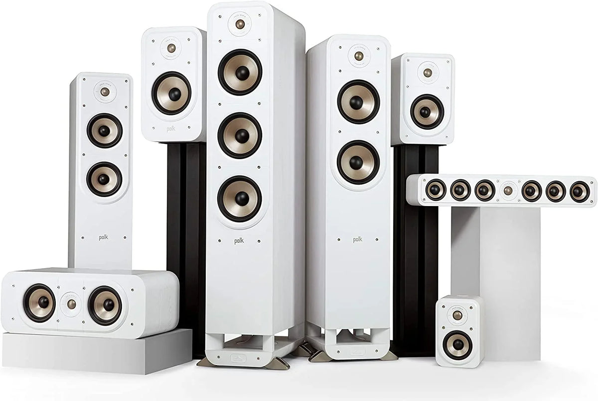 ES10 (White) Hi-Fi Surround Speakers - Home Polk Satellite Signature Theater Elite