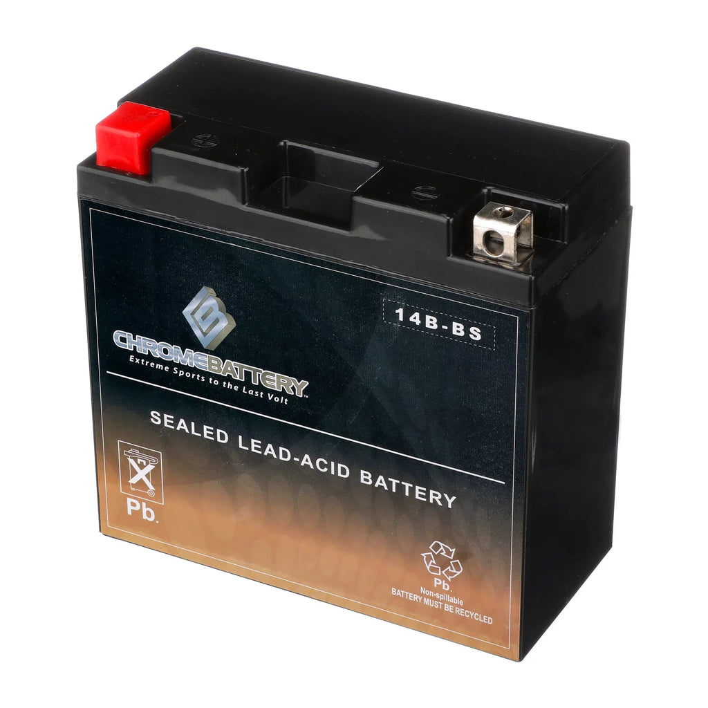Motorcycle Hyosung Se Year Battery 12 (09-13) (14b-bs Gv650, 135 Volts,12 Chrome Yt14b-bs for Cca) Ah, Battery