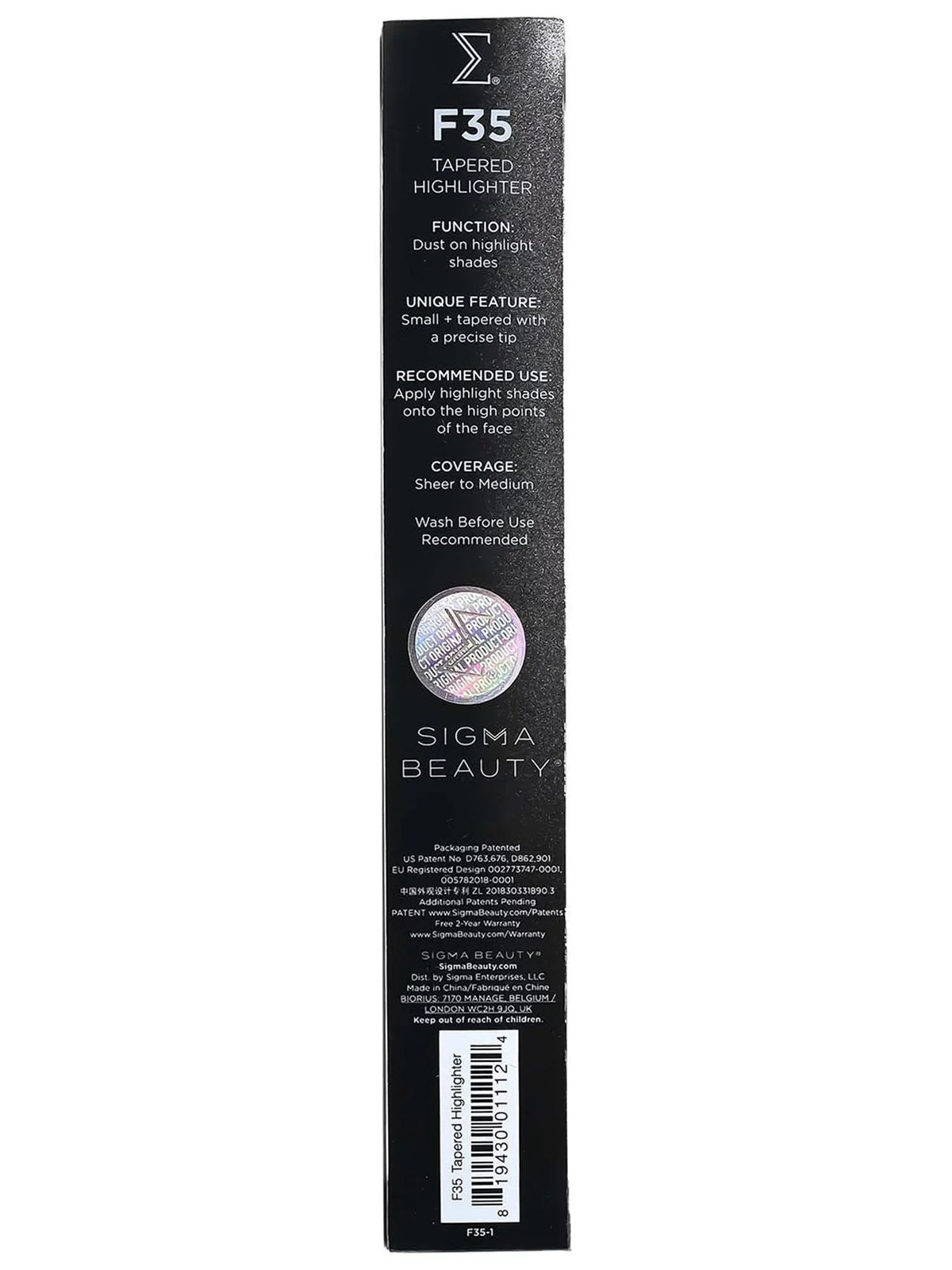 F35 Sigma Tapered Brush Beauty - Highlighter