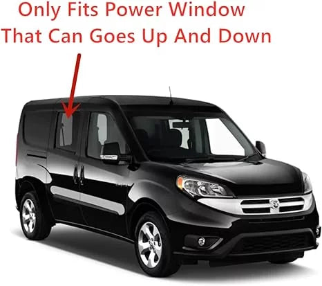 Tempered Movable City Compatible Right Passenger Ram with Rear Door Door Models Window Glass Promaster 2015-2022 Power Side