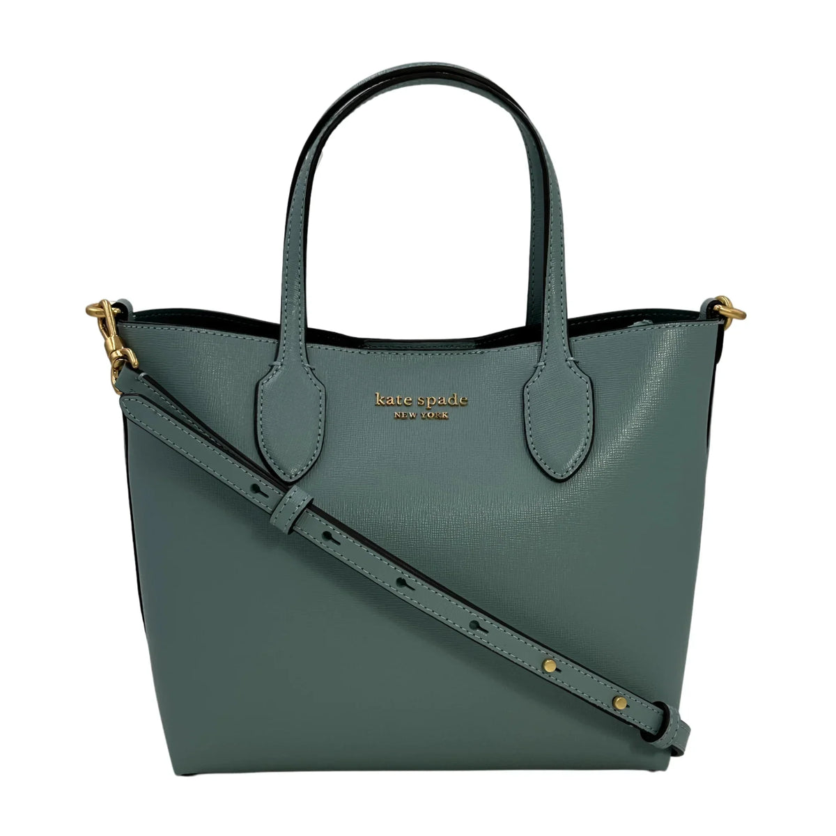 '- Tote Women's Medium New Bleecker York Green Saffiano Kate Spade Leather Crossbody